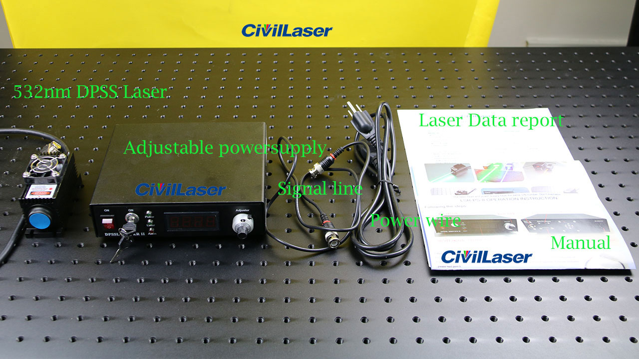 green dpss laser